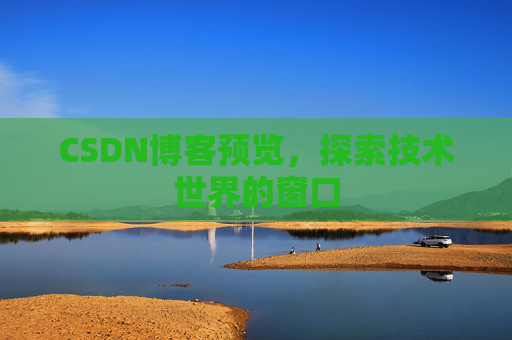 CSDN博客预览,探索技术世界的窗口